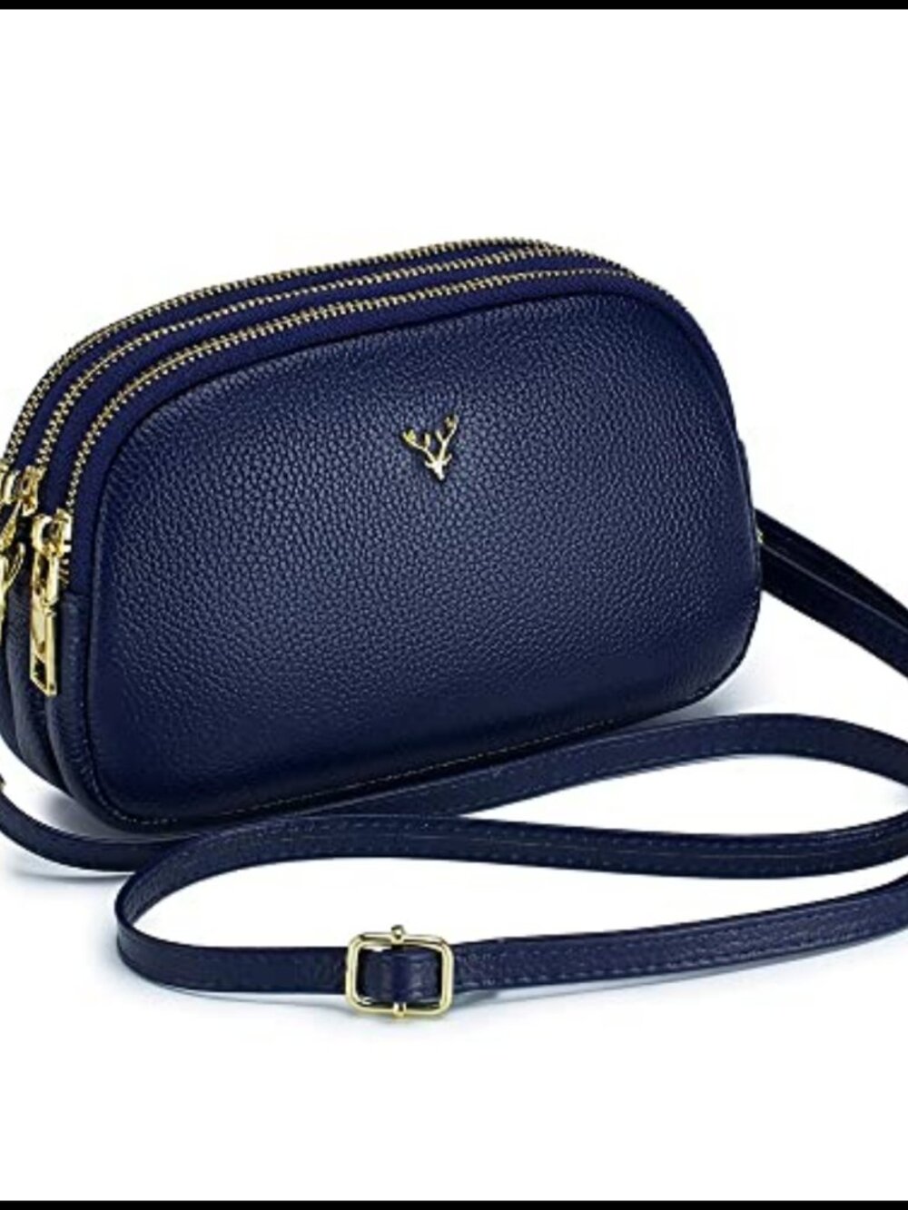 Small Genuine Leather Crossbody Bag Shoulder Handbag Cellphone Purse